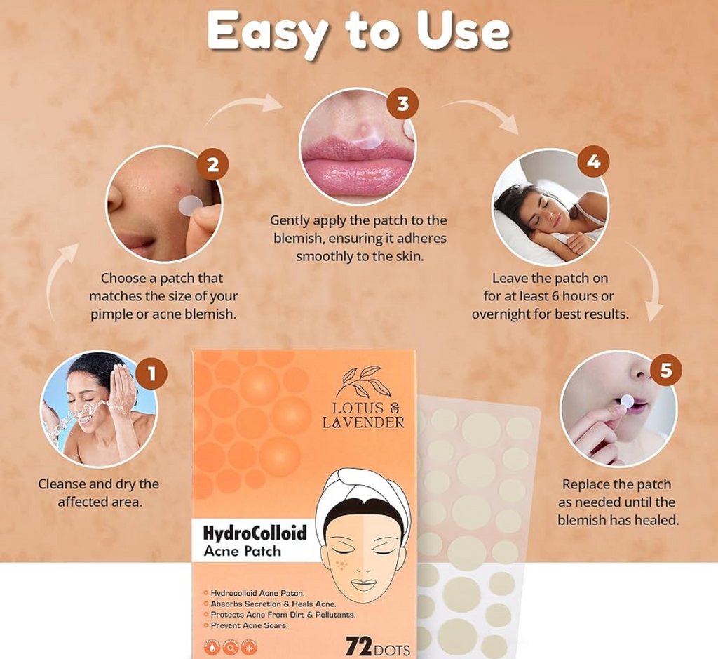 ⭐ Star-Shaped Hydrocolloid Pimple Patches – Colorful Acne Spot Treatment